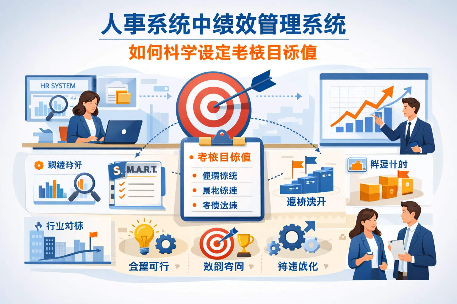 人事系统中绩效管理系统如何科学设定考核目标值
