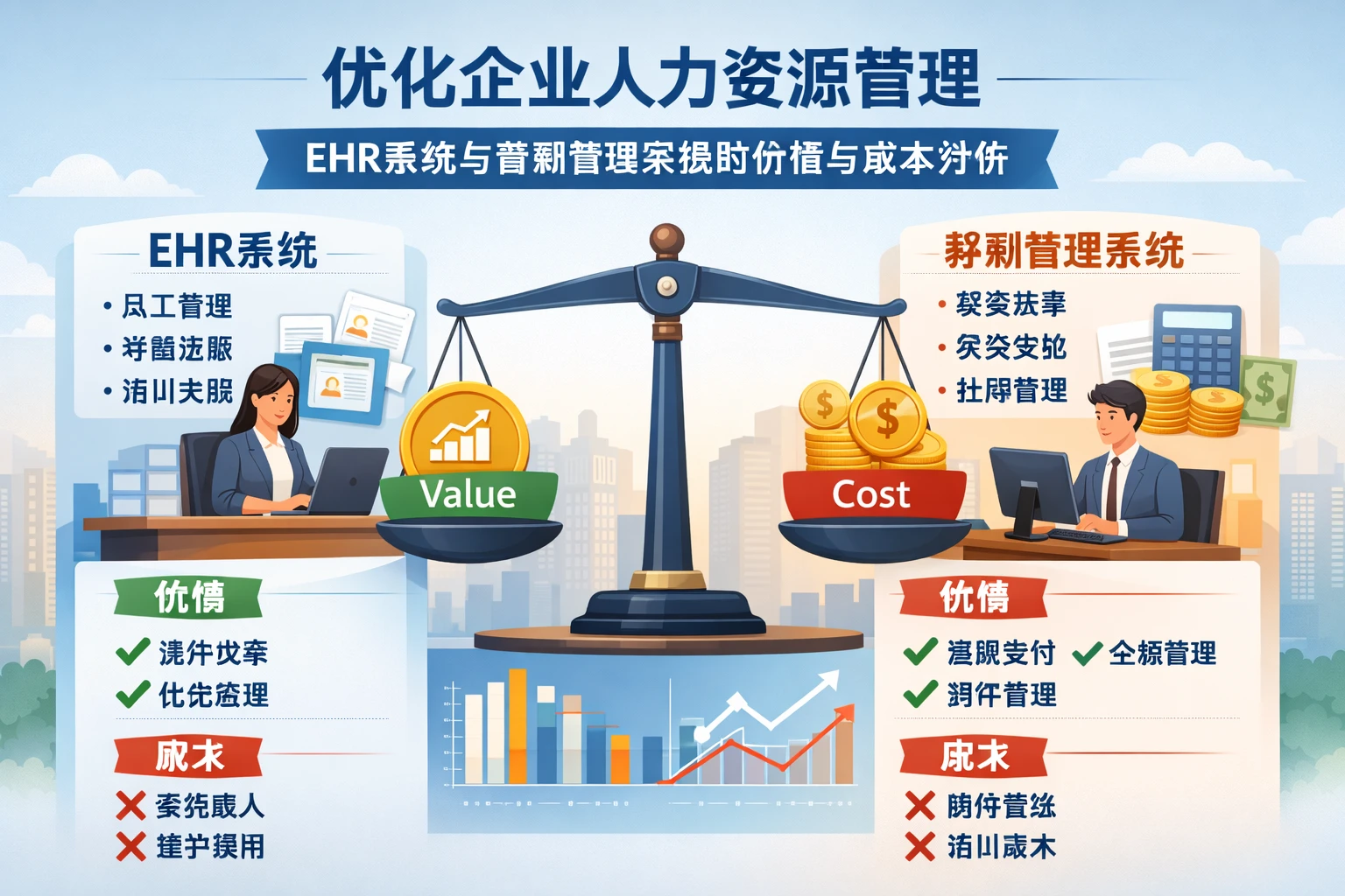优化企业人力资源管理：EHR系统与薪酬管理系统的价值与成本分析