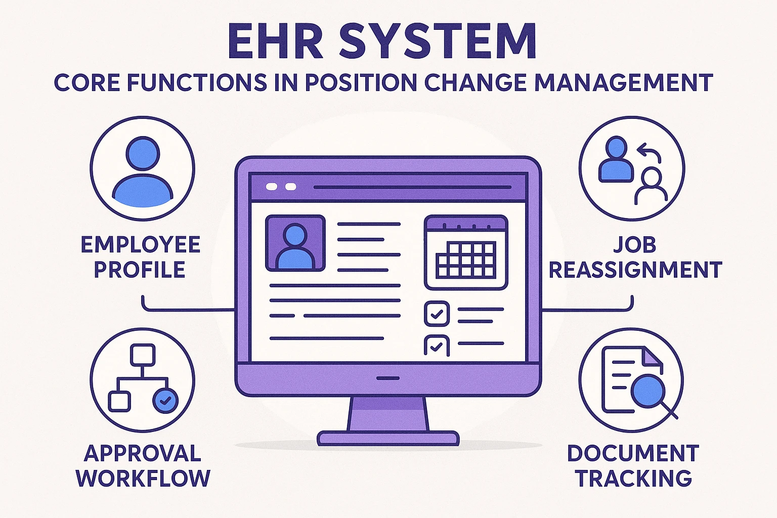 EHR系统在岗位调整管理中的核心功能展示