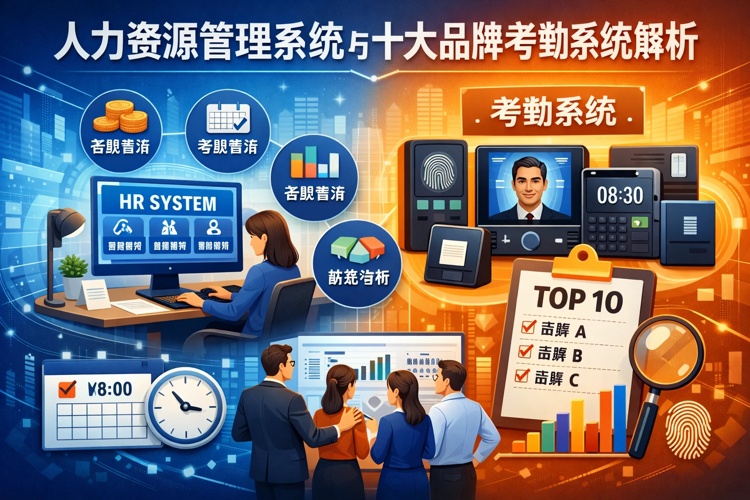 人力资源管理系统与十大品牌考勤系统解析