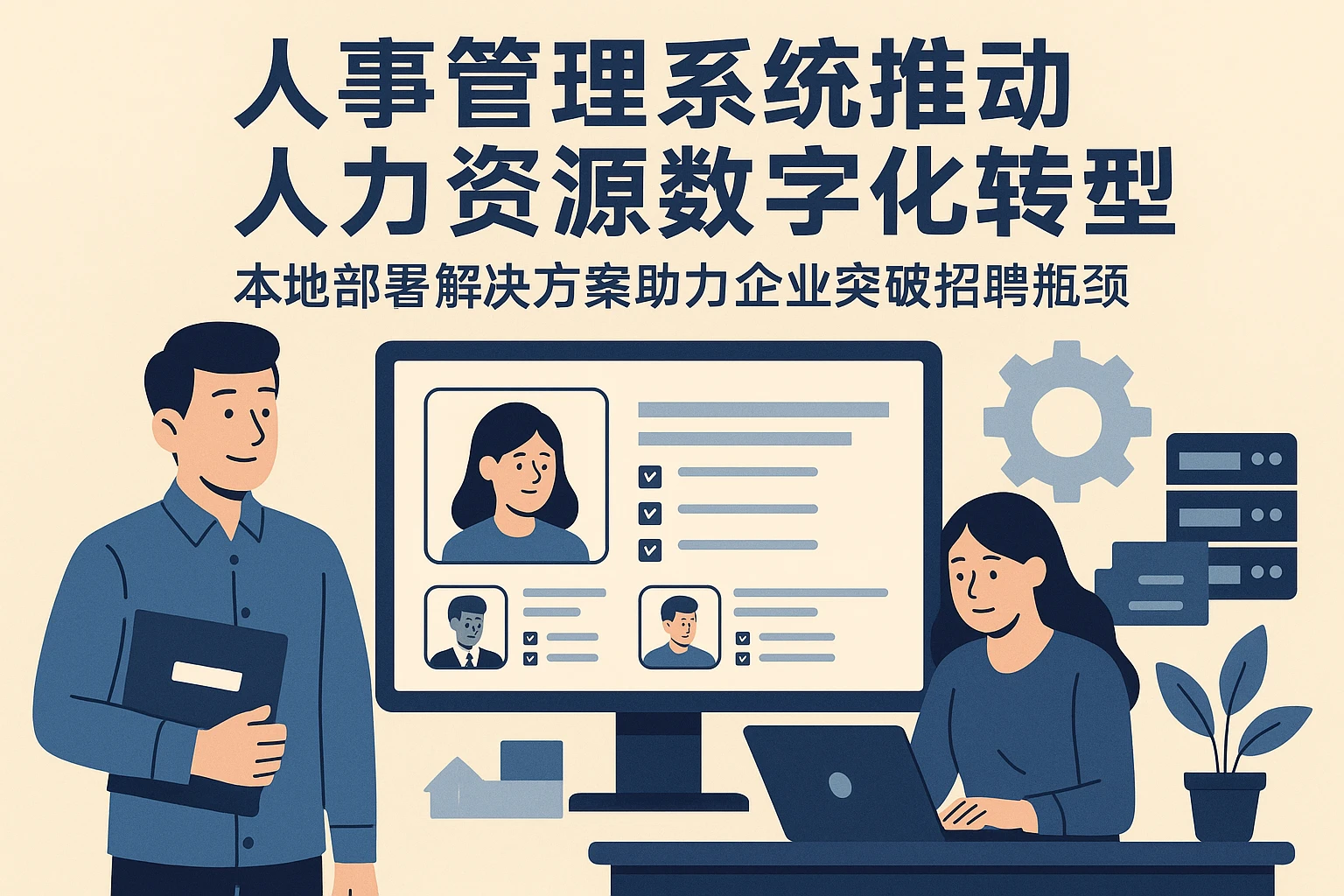 人事管理系统推动人力资源数字化转型：本地部署解决方案助力企业突破招聘瓶颈