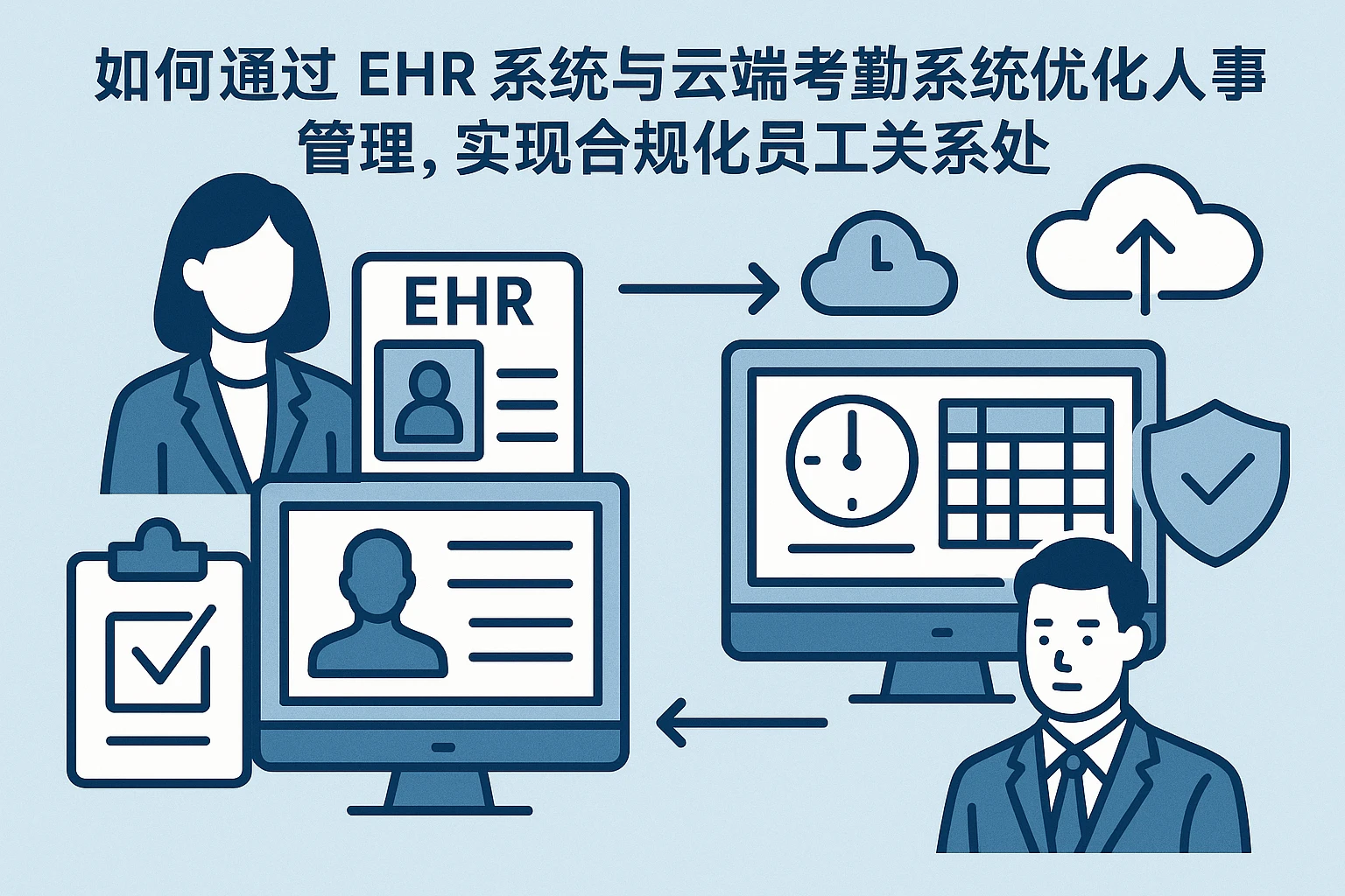 如何通过ehr系统与云端考勤系统优化人事管理，实现合规化员工关系处理
