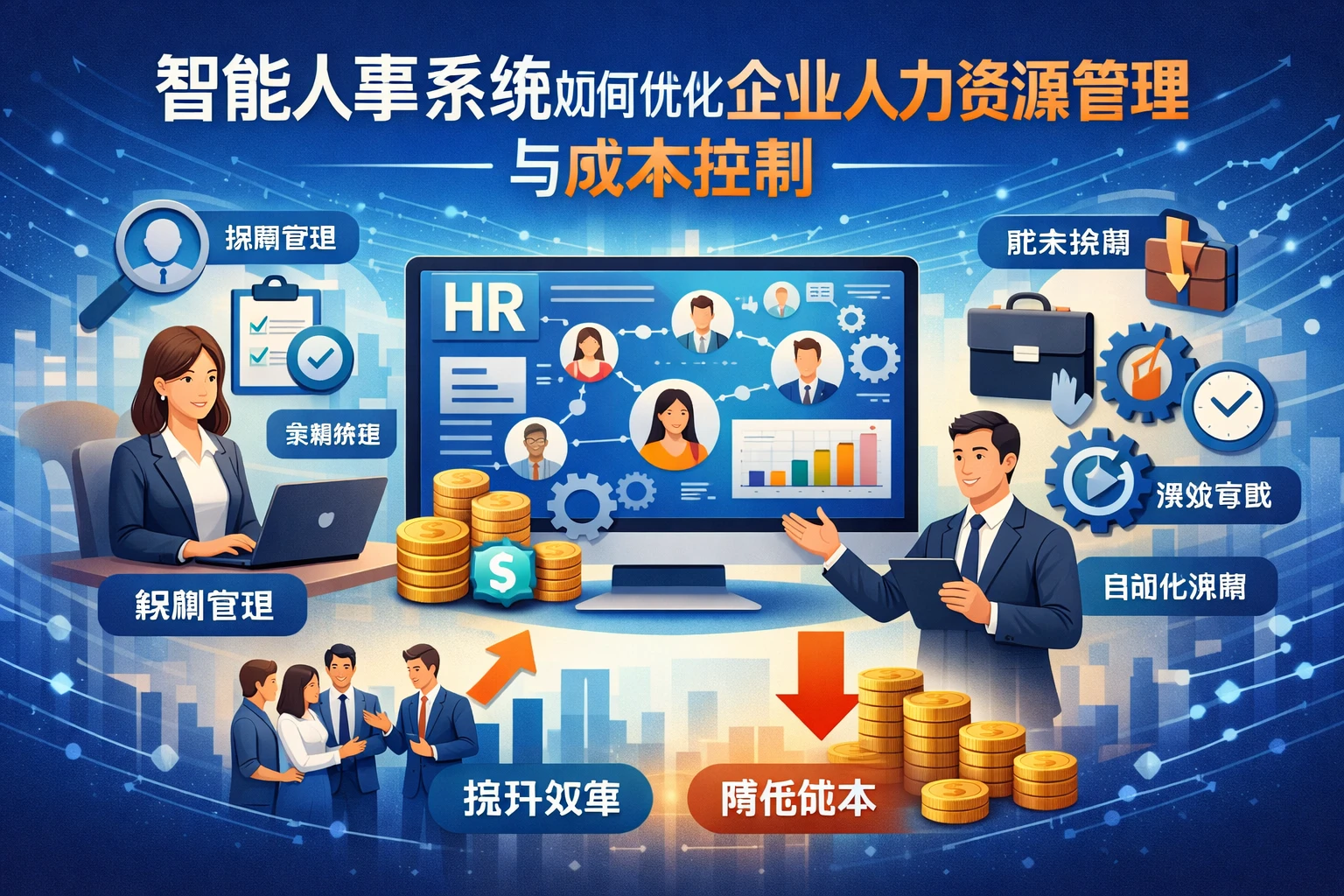 智能人事系统如何优化企业人力资源管理与成本控制