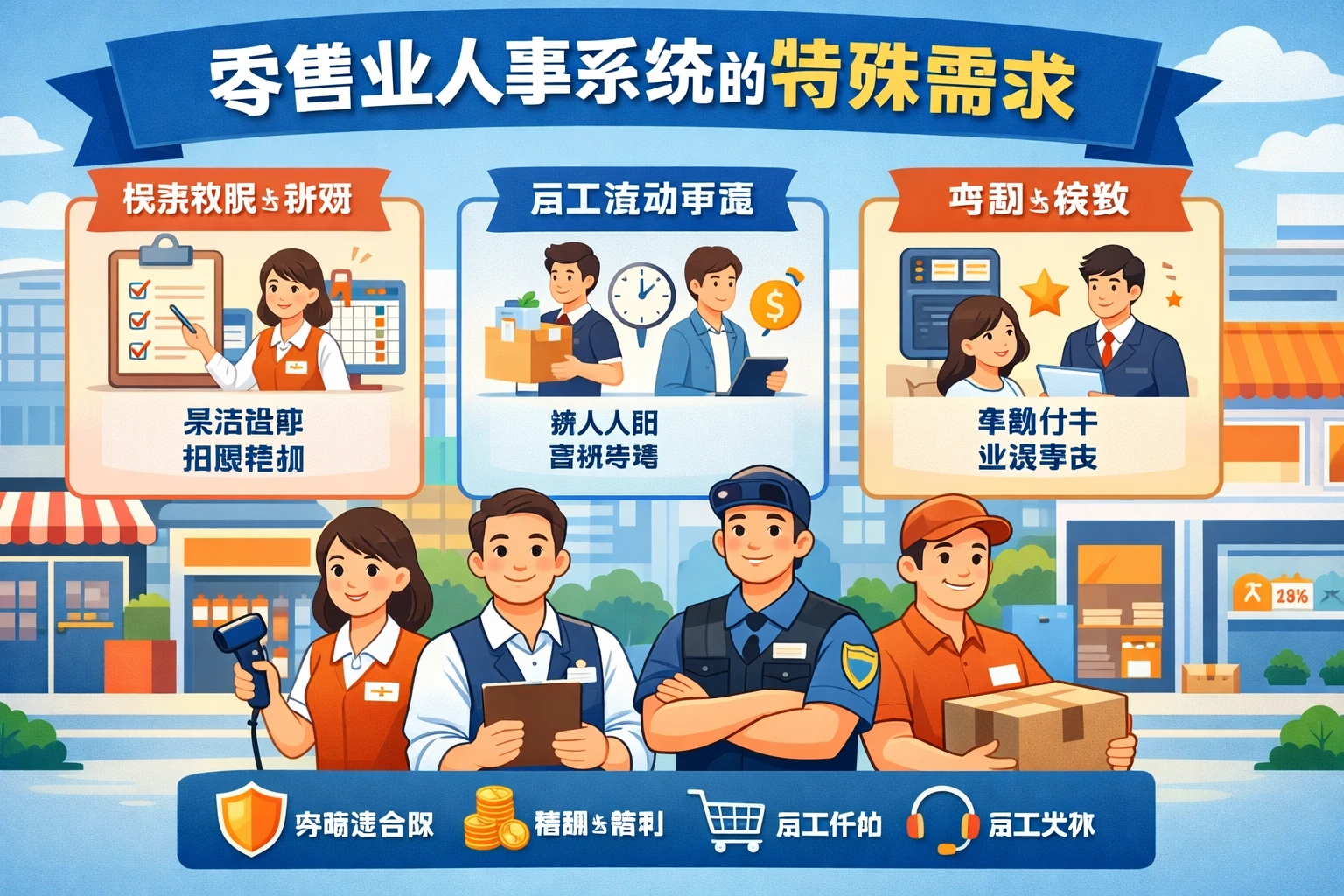 零售业人事系统的特殊需求