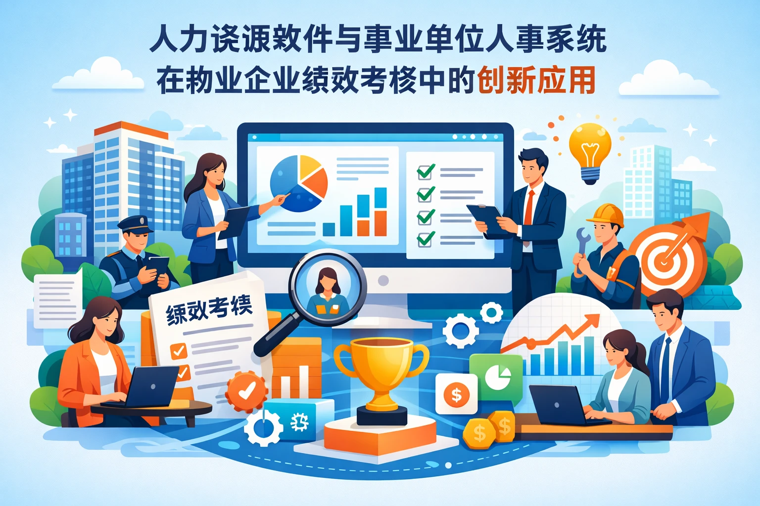 人力资源软件与事业单位人事系统在物业企业绩效考核中的创新应用