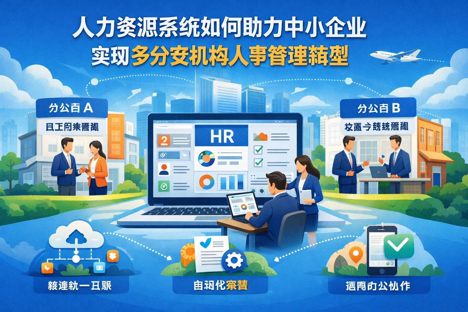 人力资源系统如何助力中小企业实现多分支机构人事管理转型