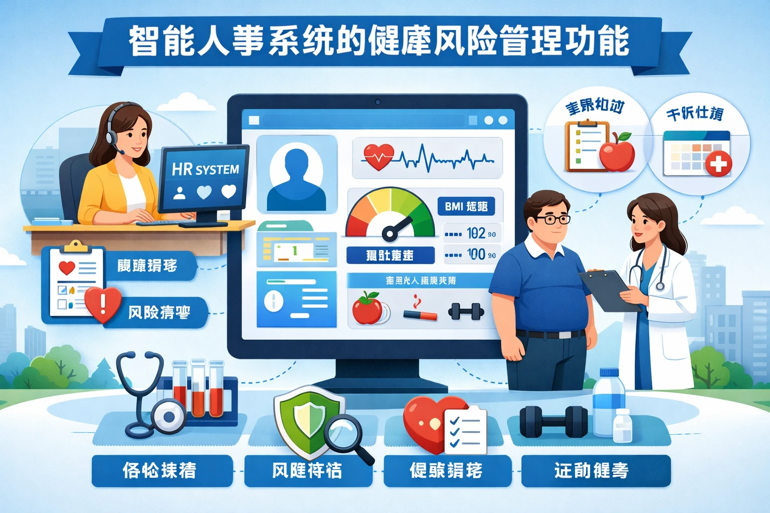 智能人事系统的健康风险管理功能
