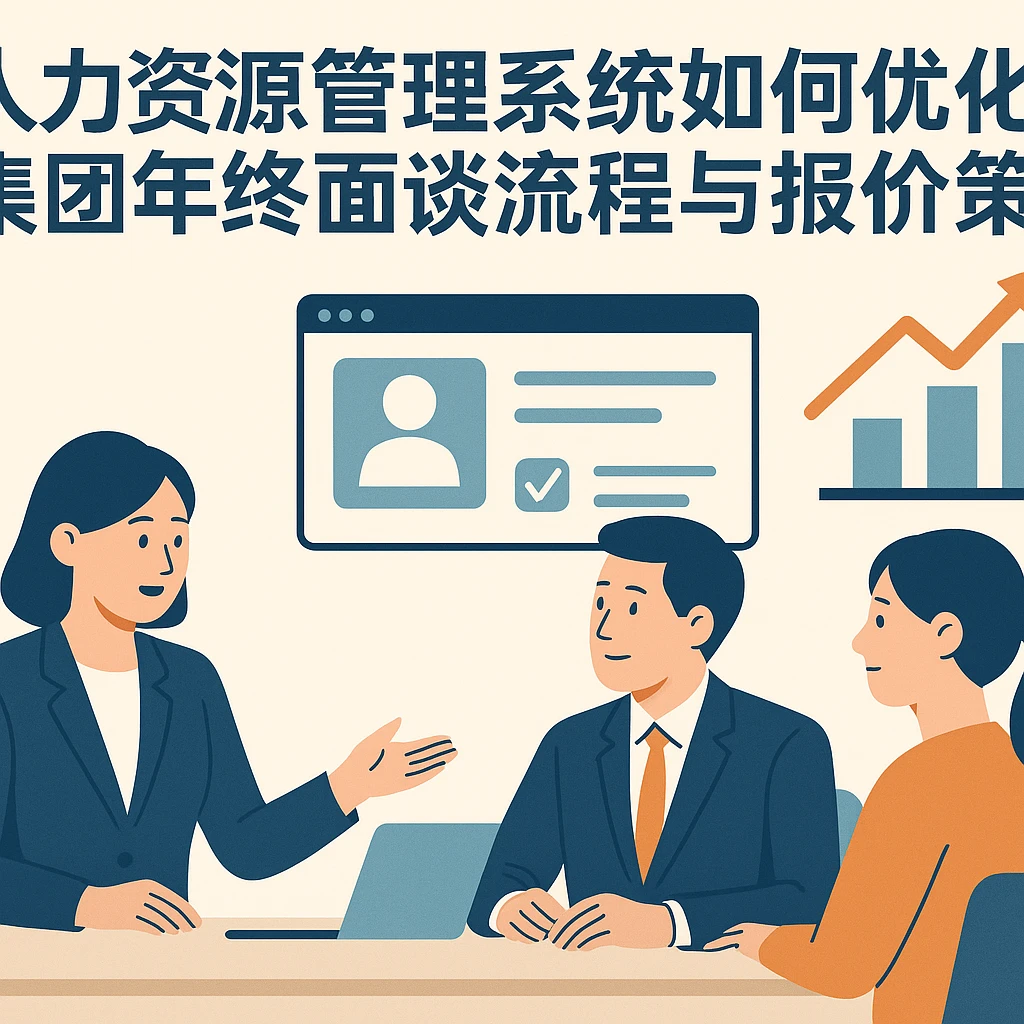 人力资源管理系统如何优化集团年终面谈流程与报价策略