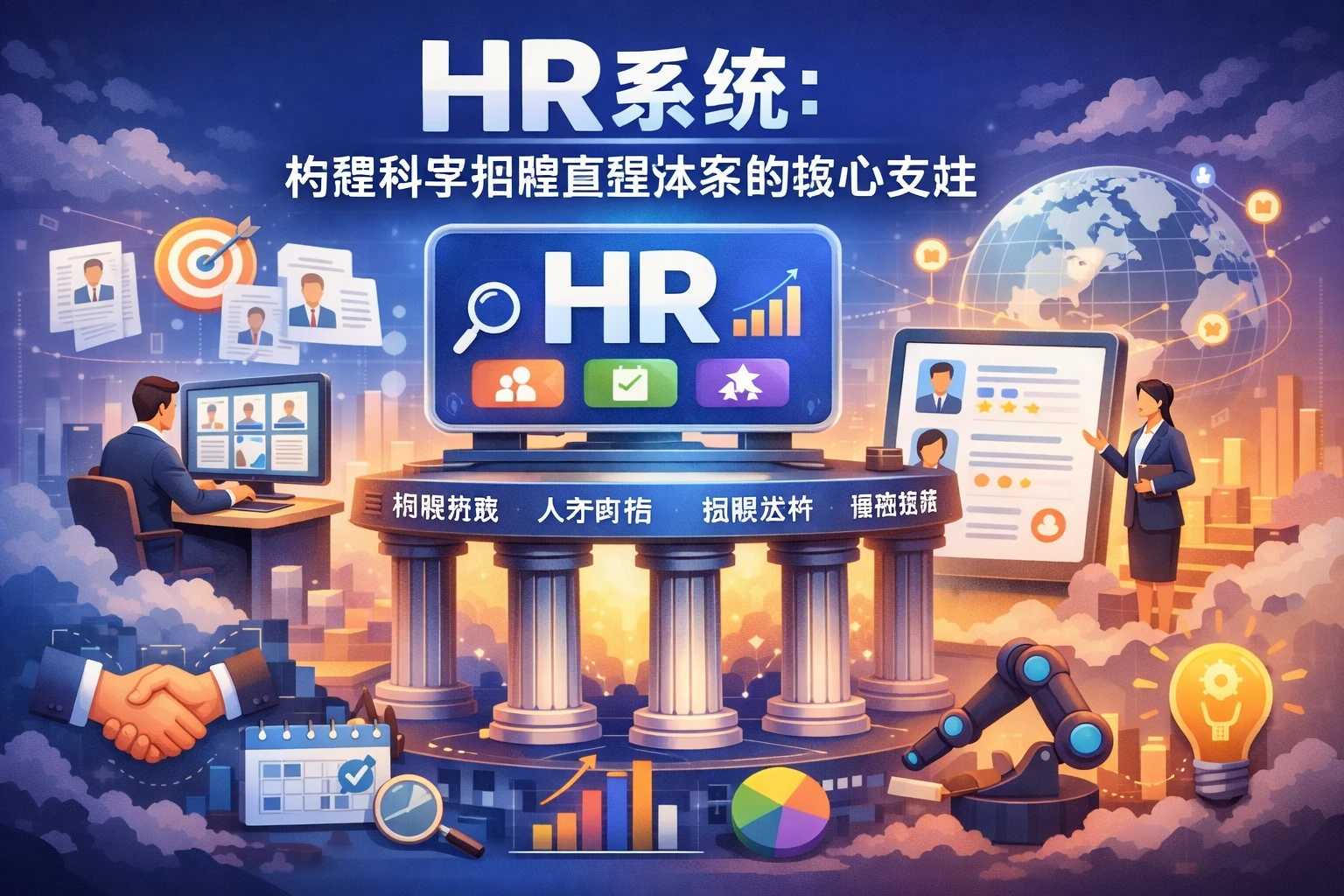 HR系统：构建科学招聘管理体系的核心支柱