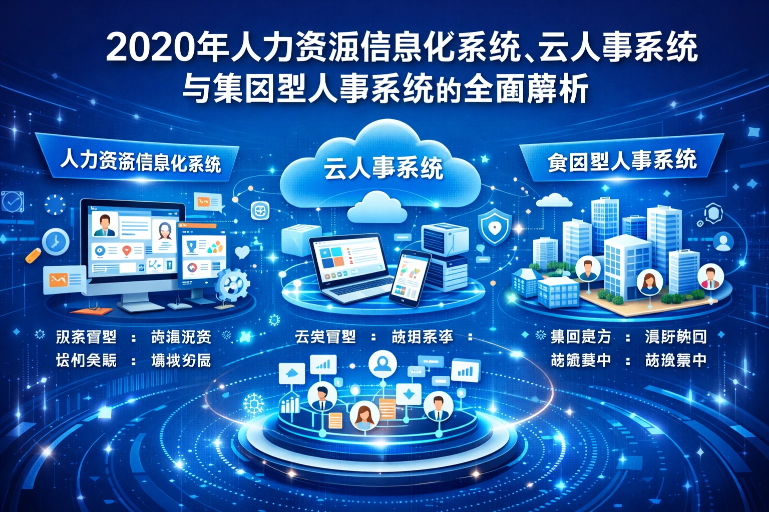 2020年人力资源信息化系统、云人事系统与集团型人事系统的全面解析