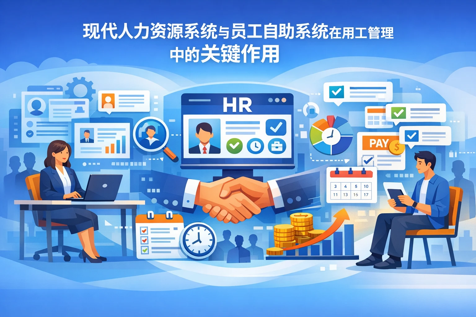 现代人力资源系统与员工自助系统在用工管理中的关键作用