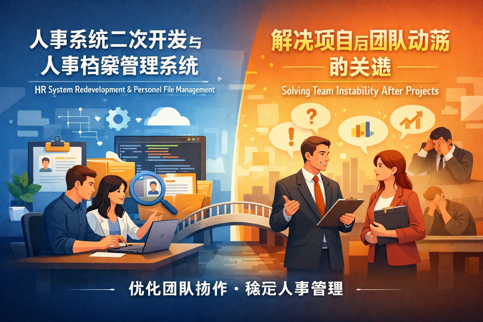 人事系统二次开发与人事档案管理系统:解决项目后团队动荡的关键