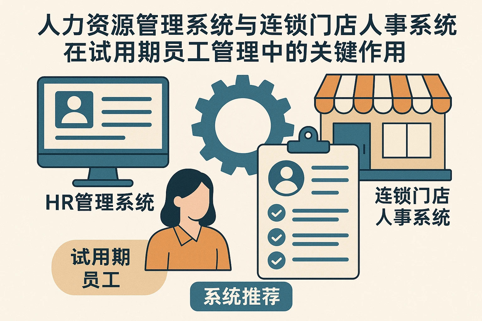 人力资源管理系统与连锁门店人事系统在试用期员工管理中的关键作用及系统推荐