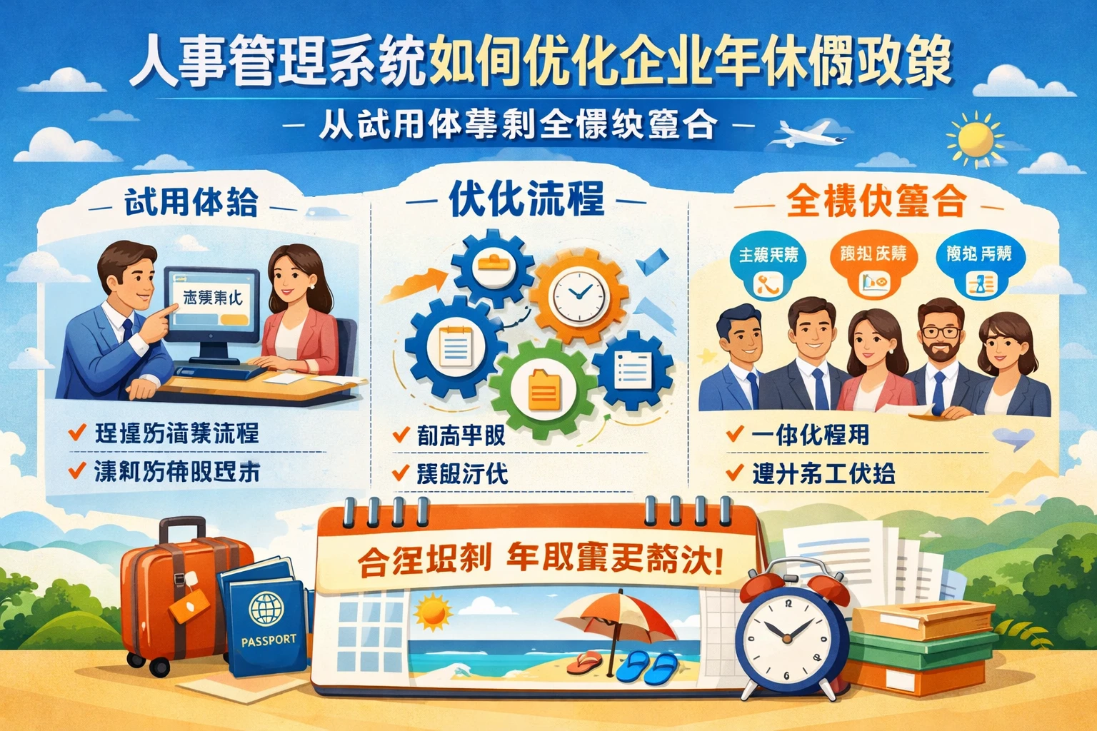 人事管理系统如何优化企业年休假政策:从试用体验到全模块整合