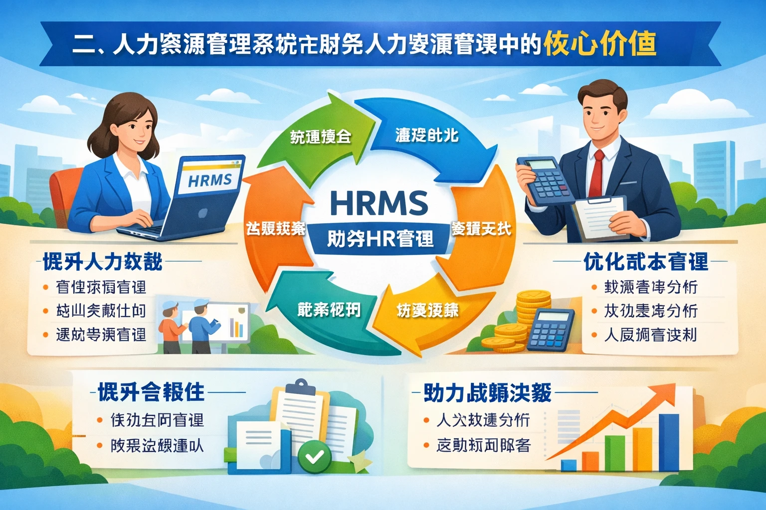 二、人力资源管理系统在财务人力资源管理中的核心价值