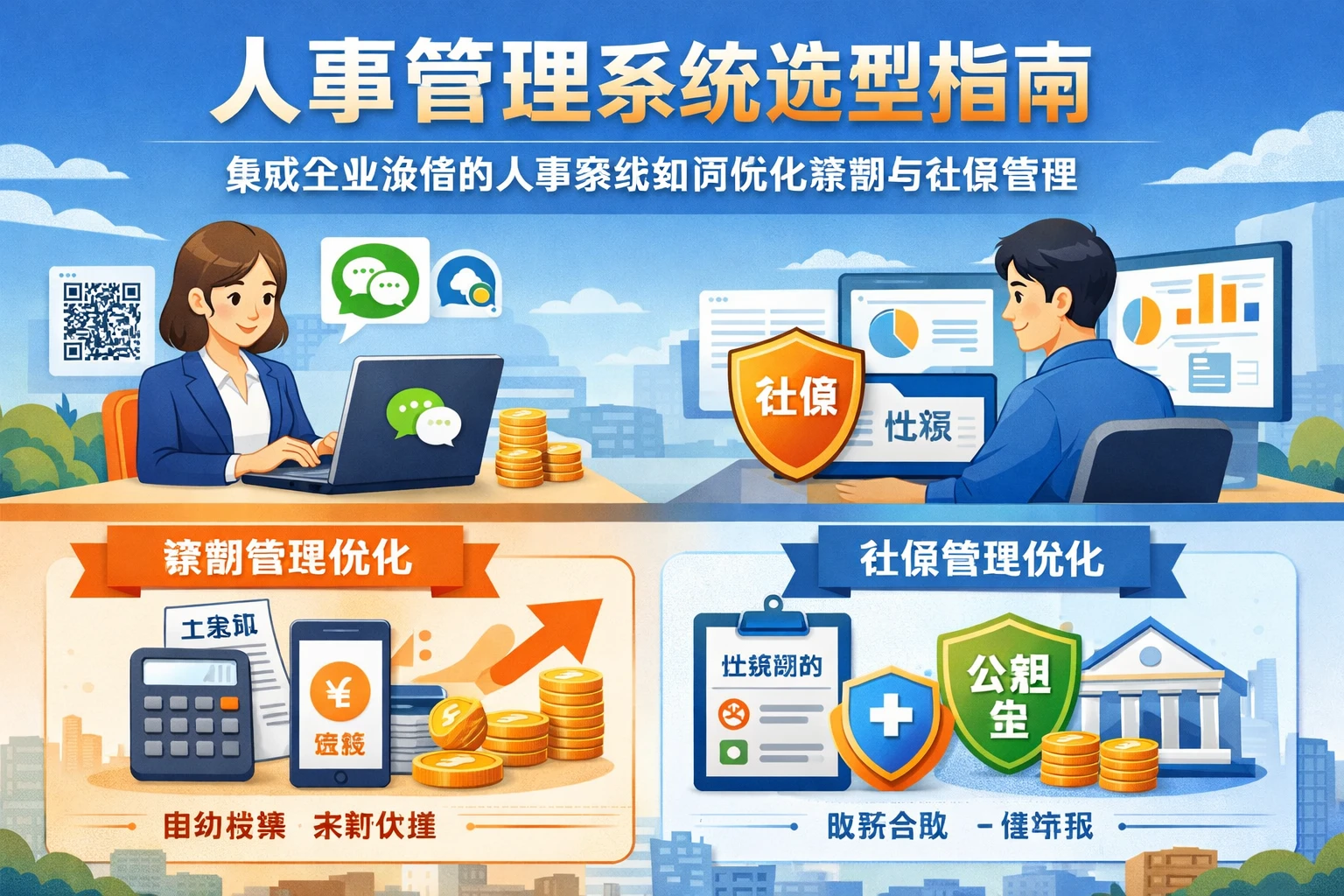 人事管理系统选型指南：集成企业微信的人事系统如何优化薪酬与社保管理