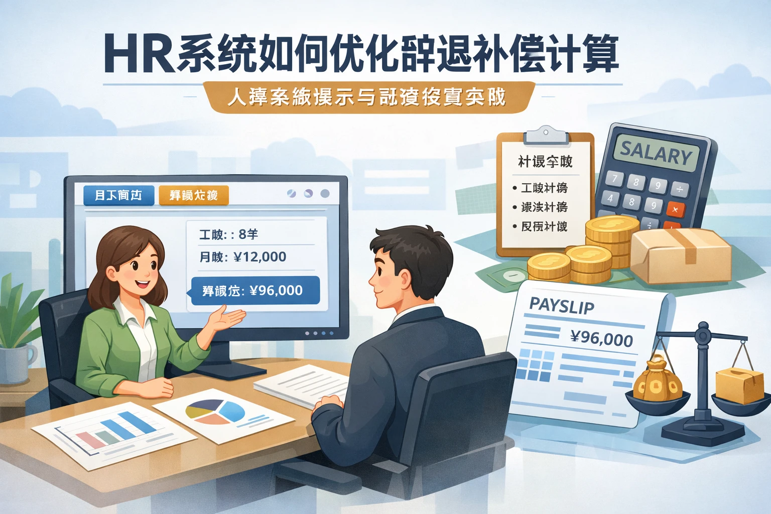 HR系统如何优化辞退补偿计算：人事系统演示与薪资核算实践