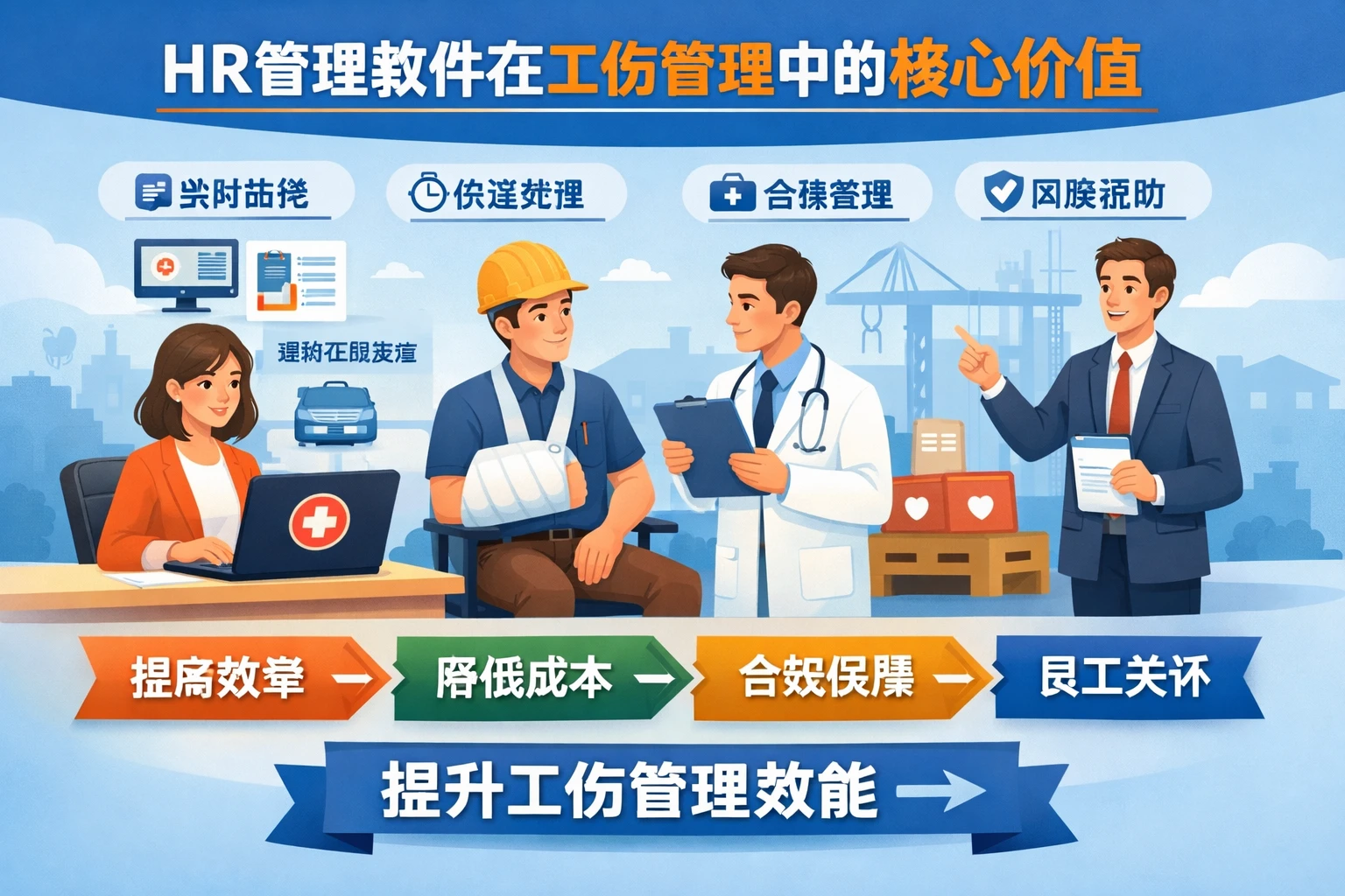 HR管理软件在工伤管理中的核心价值