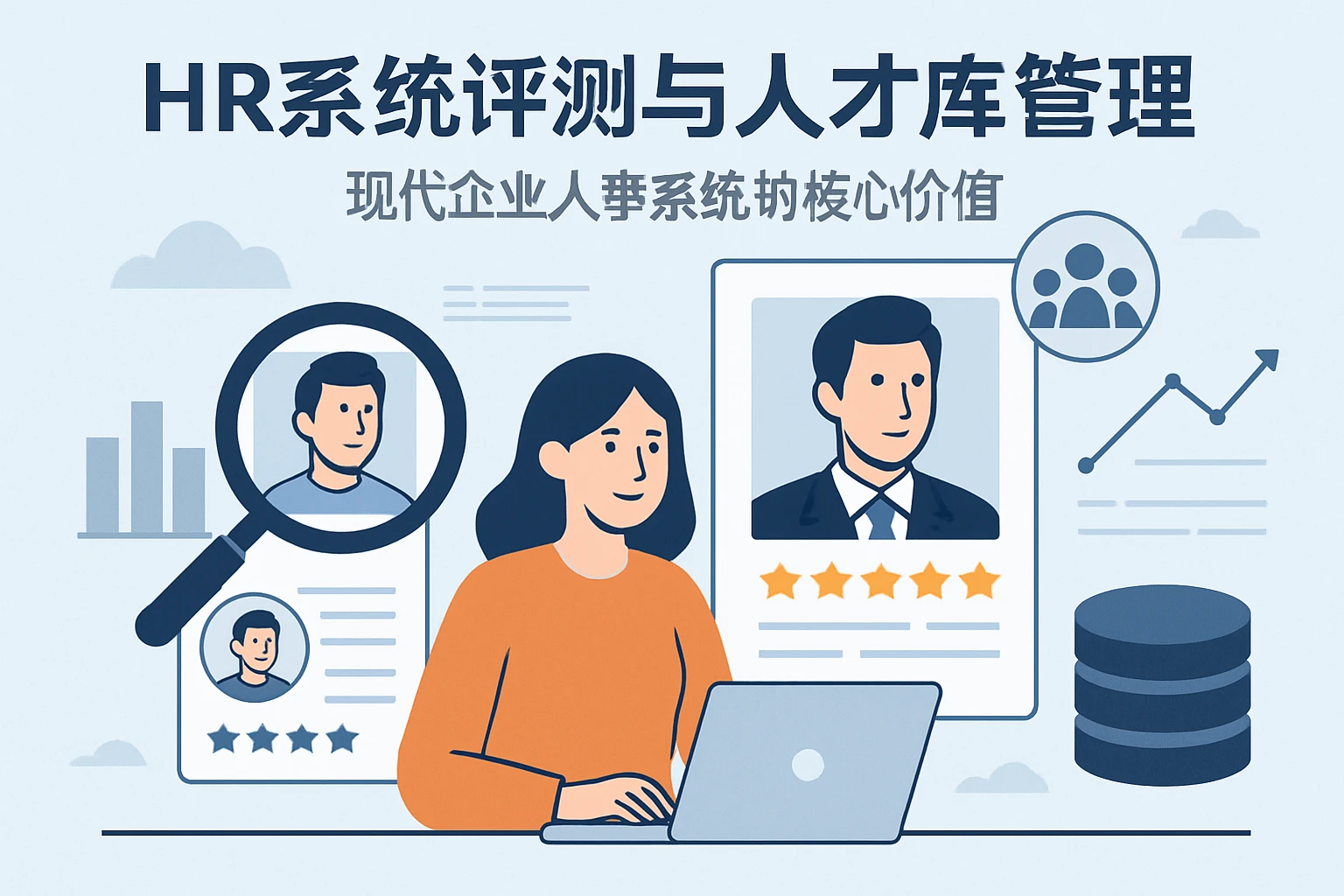 HR系统评测与人才库管理：现代企业人事系统的核心价值