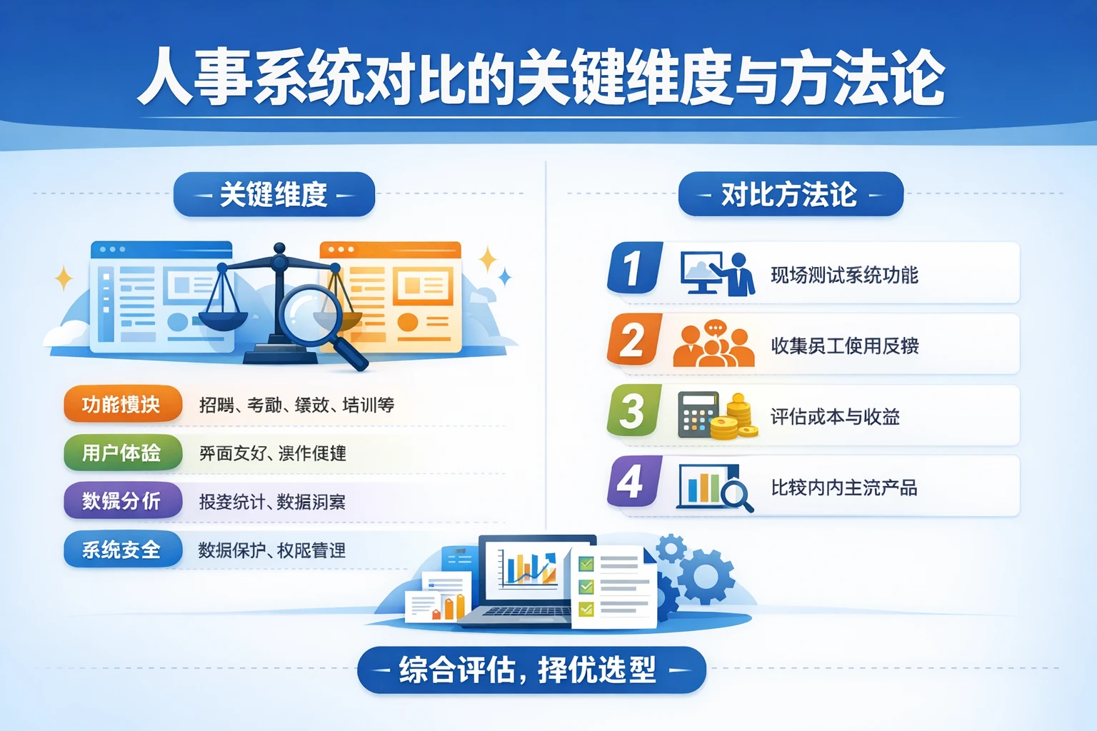 人事系统对比的关键维度与方法论