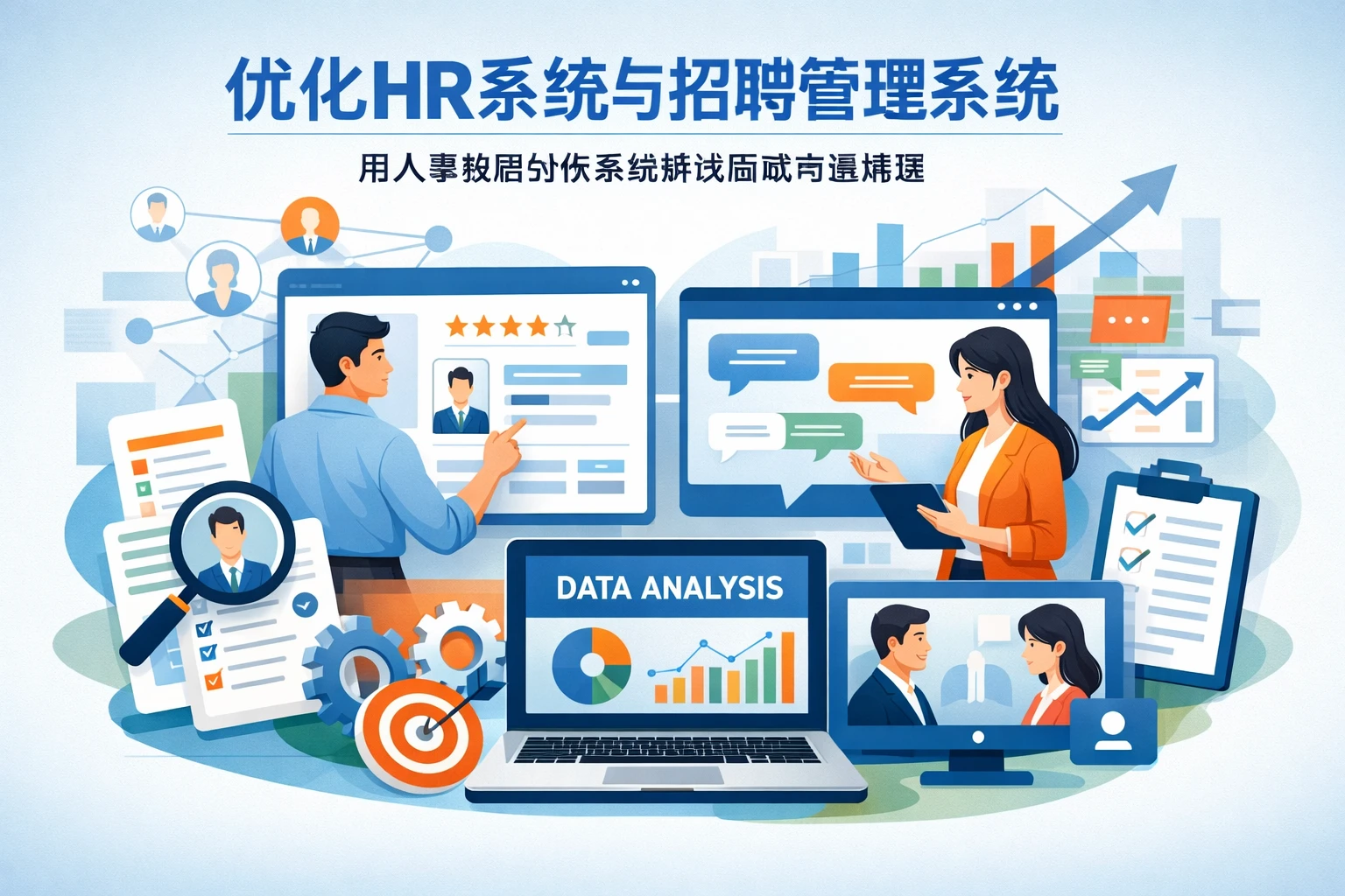 优化HR系统与招聘管理系统:用人事数据分析系统解决面试沟通难题