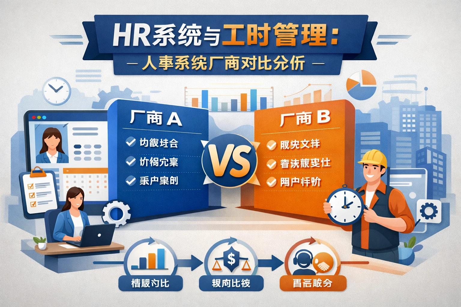HR系统与工时管理：人事系统厂商对比分析