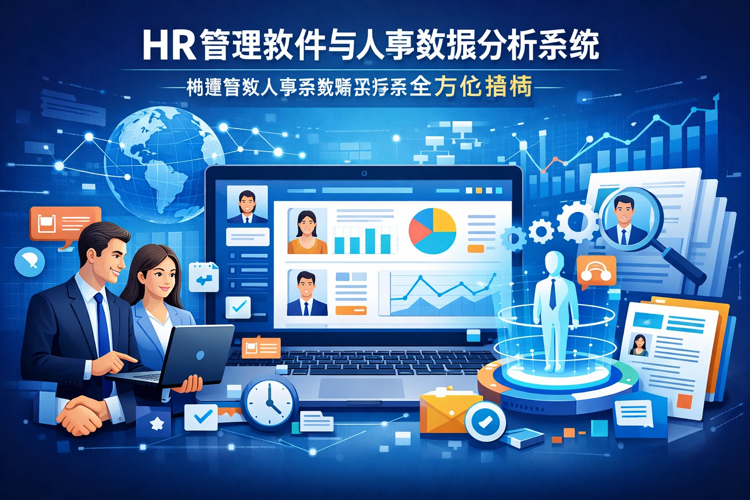 HR管理软件与人事数据分析系统:构建高效人事系统解决方案的全方位指南