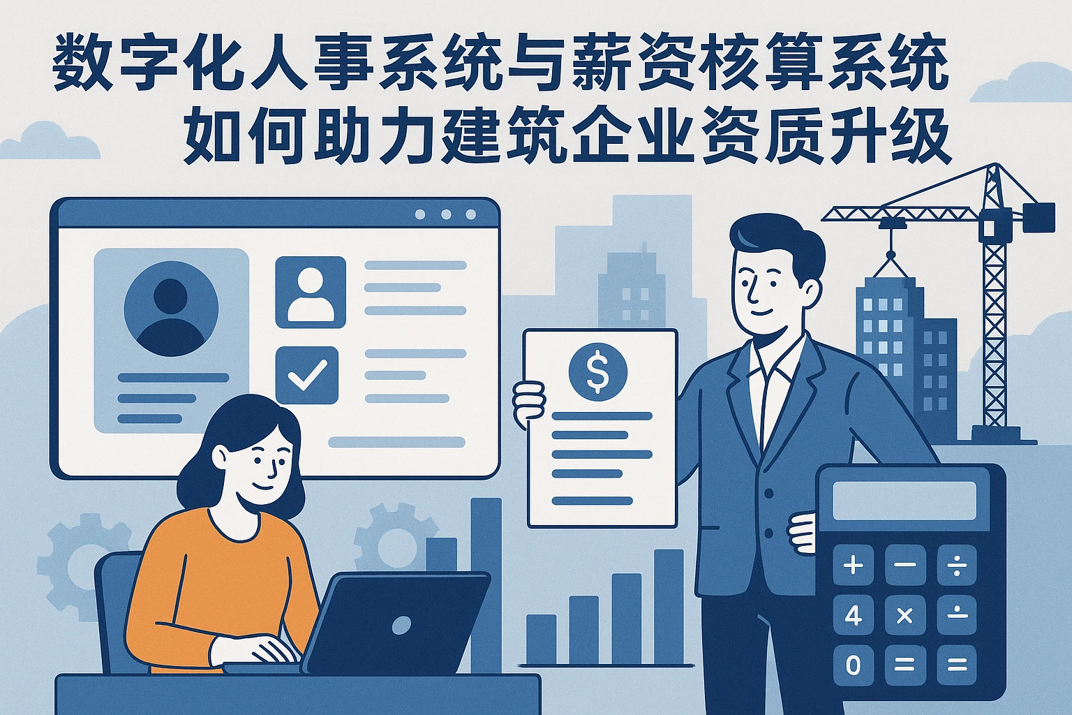 数字化人事系统与薪资核算系统如何助力建筑企业资质升级
