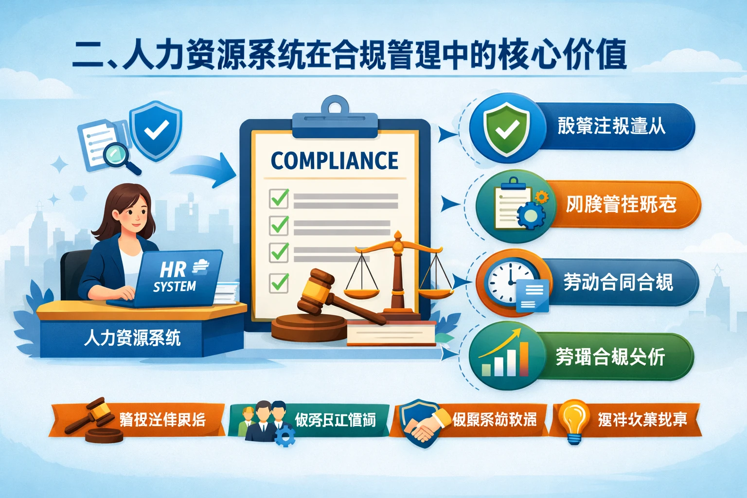二、人力资源系统在合规管理中的核心价值