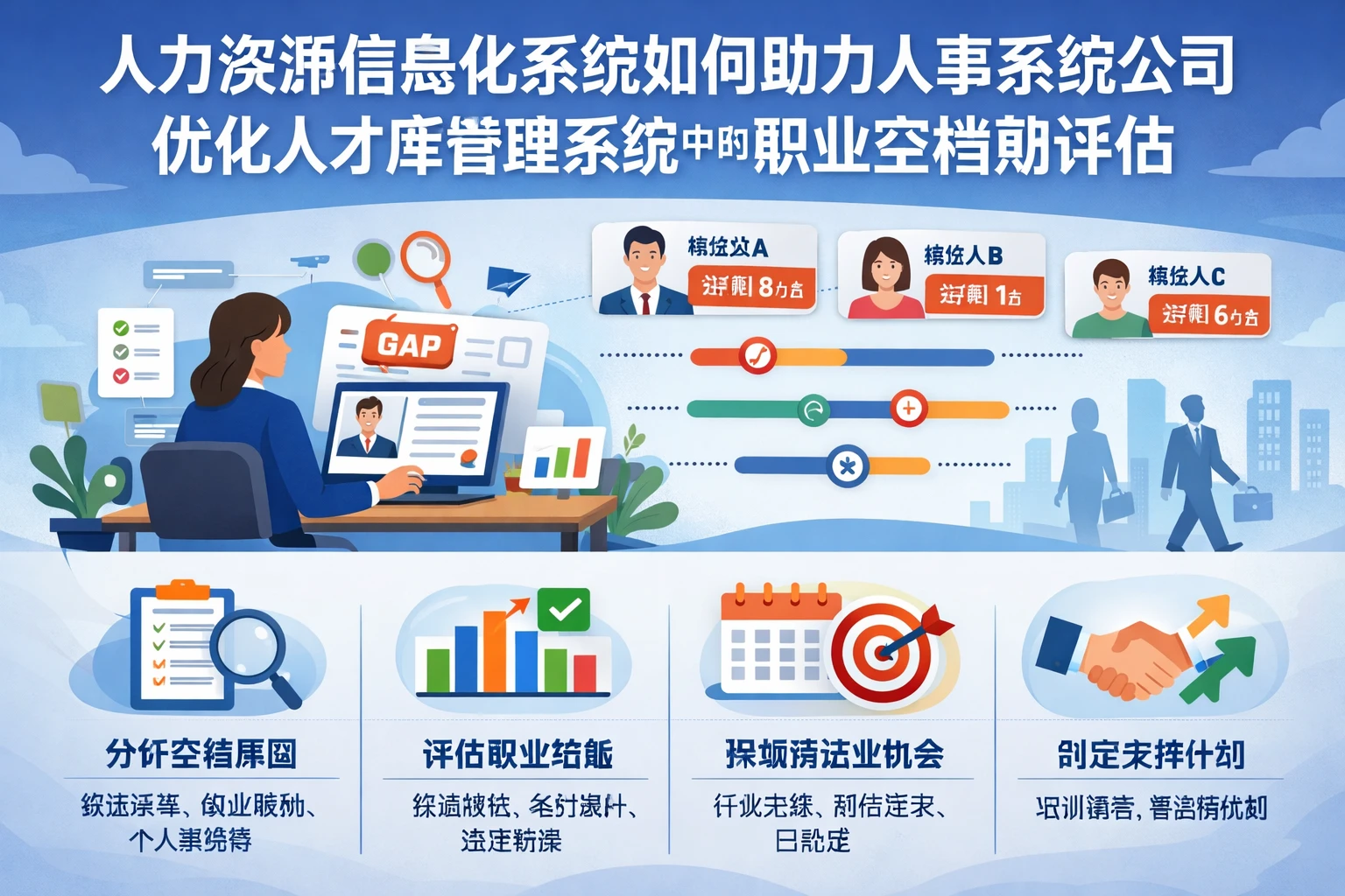 人力资源信息化系统如何助力人事系统公司优化人才库管理系统中的职业空档期评估