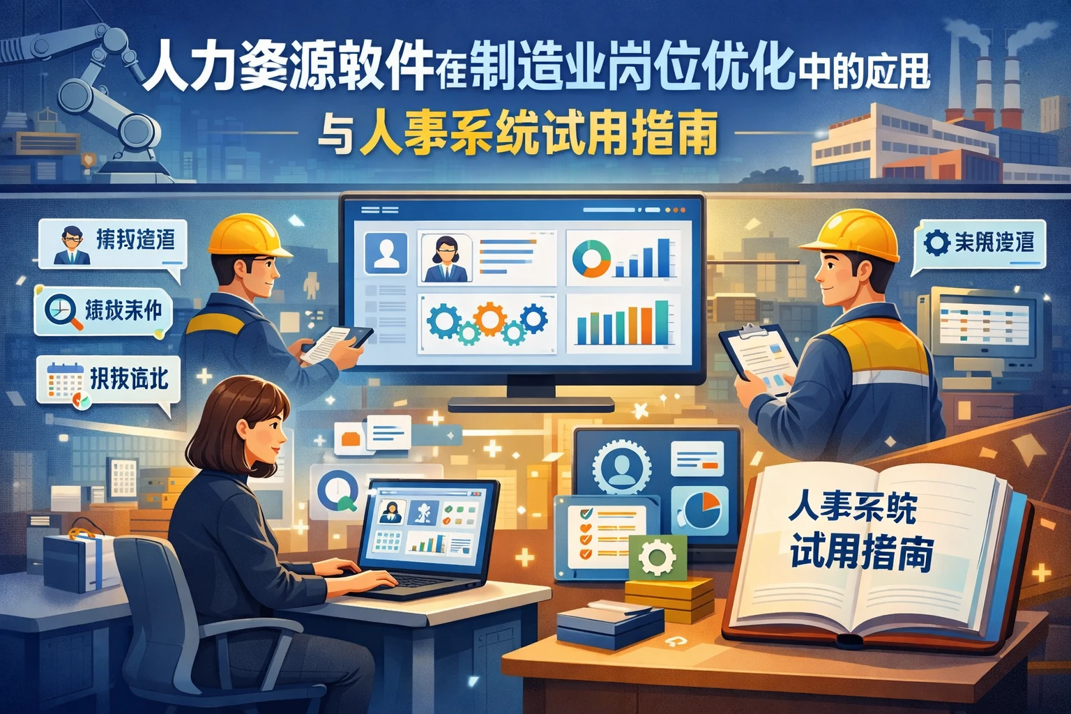 人力资源软件在制造业岗位优化中的应用与人事系统试用指南
