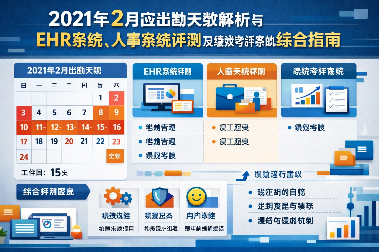 2021年2月应出勤天数解析与EHR系统、人事系统评测及绩效考评系统的综合指南