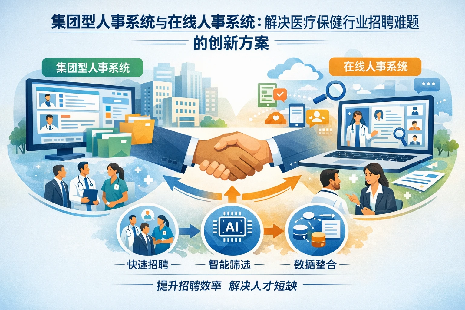 集团型人事系统与在线人事系统：解决医疗保健行业招聘难题的创新方案