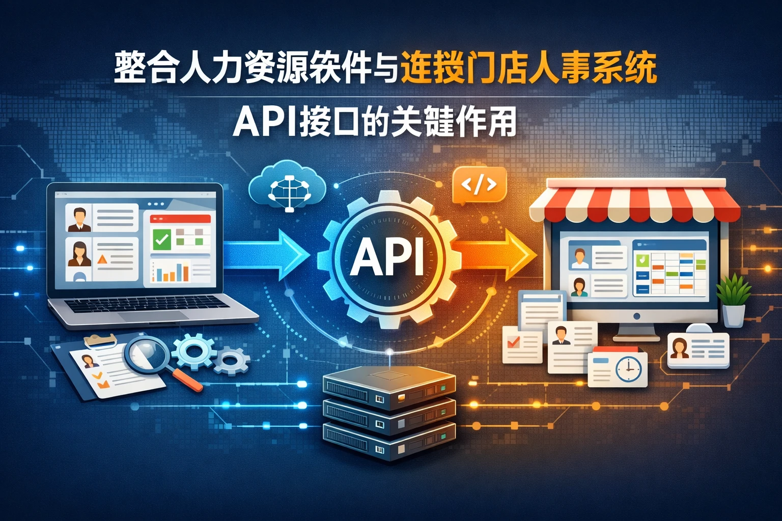 整合人力资源软件与连锁门店人事系统：API接口的关键作用
