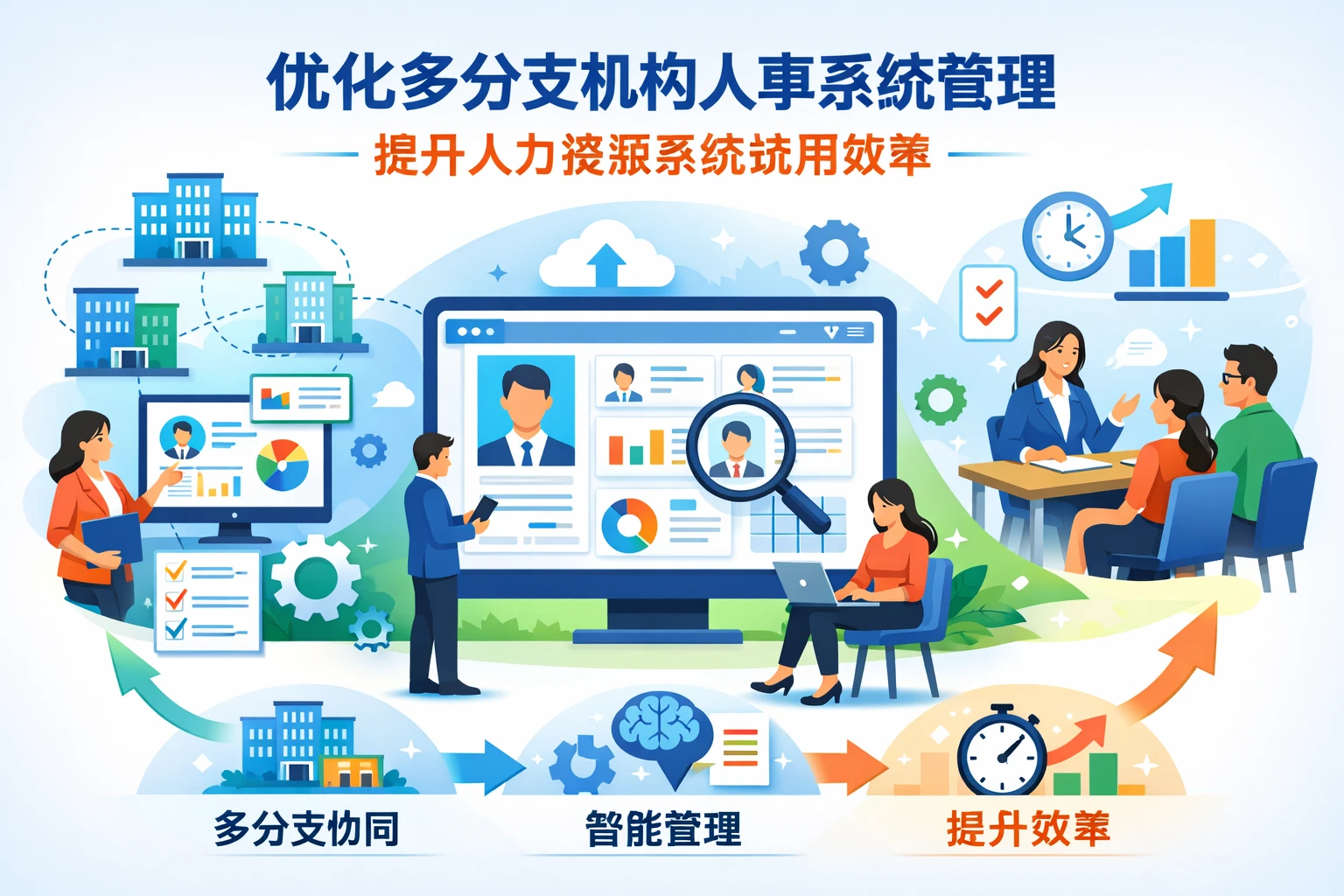 优化多分支机构人事系统管理，提升人力资源系统试用效率