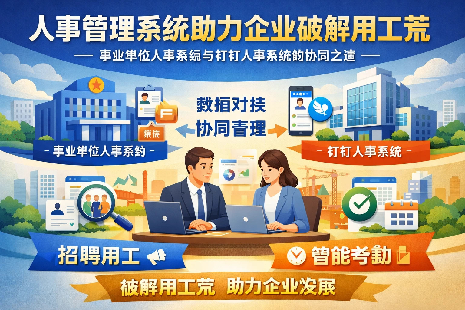 人事管理系统助力企业破解用工荒 - 事业单位人事系统与钉钉人事系统的协同之道