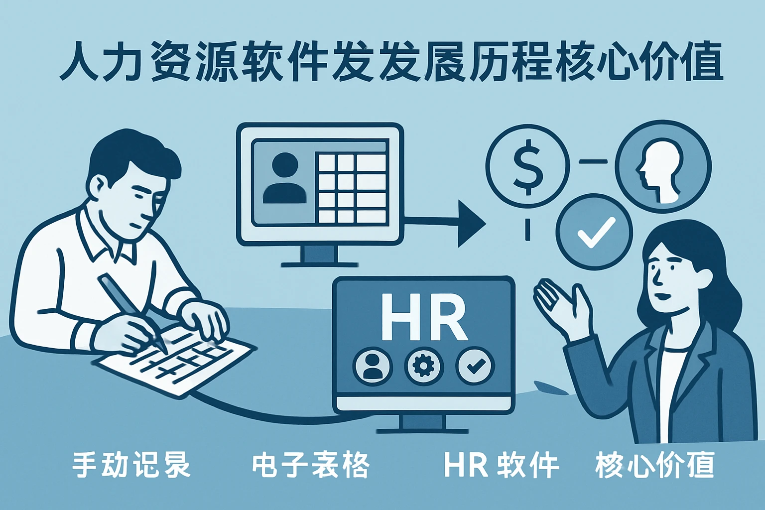 人力资源软件的发展历程与核心价值