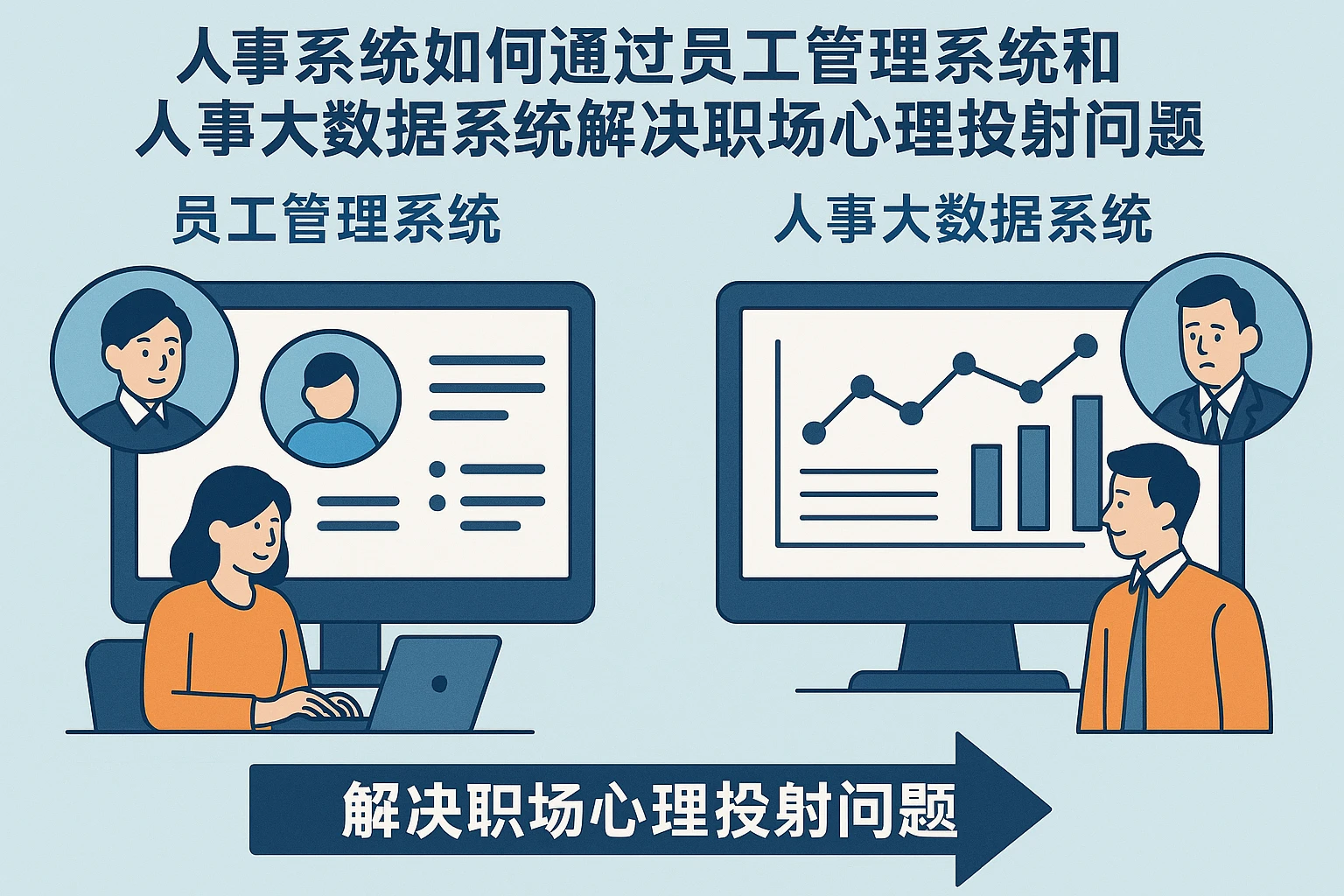 人事系统如何通过员工管理系统和人事大数据系统解决职场心理投射问题