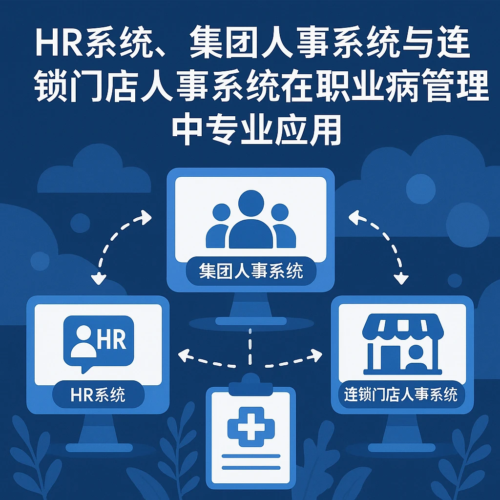 HR系统、集团人事系统与连锁门店人事系统在职业病管理中的专业应用