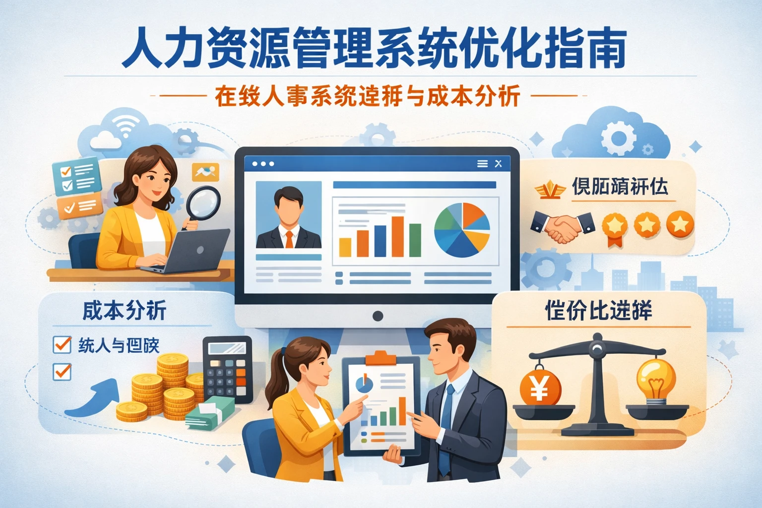 人力资源管理系统优化指南：在线人事系统选择与成本分析