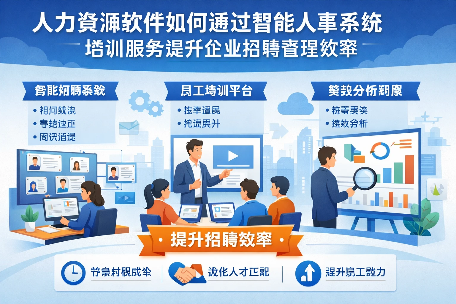 人力资源软件如何通过智能人事系统培训服务提升企业招聘管理效率