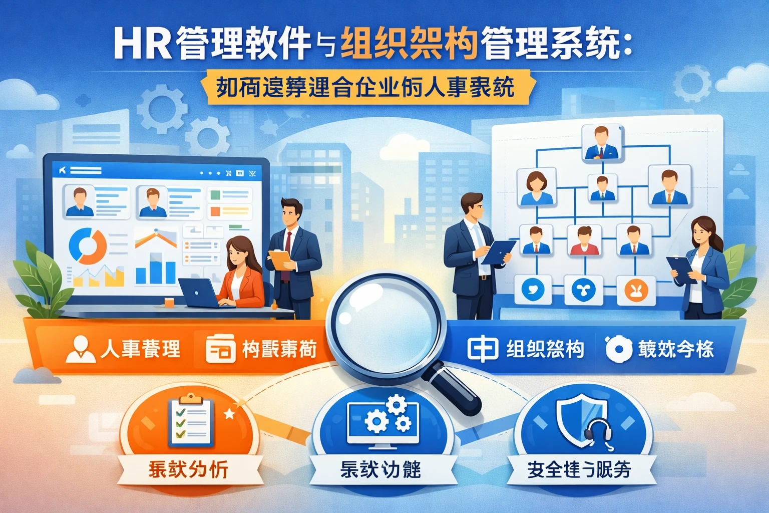 HR管理软件与组织架构管理系统:如何选择适合企业的人事系统