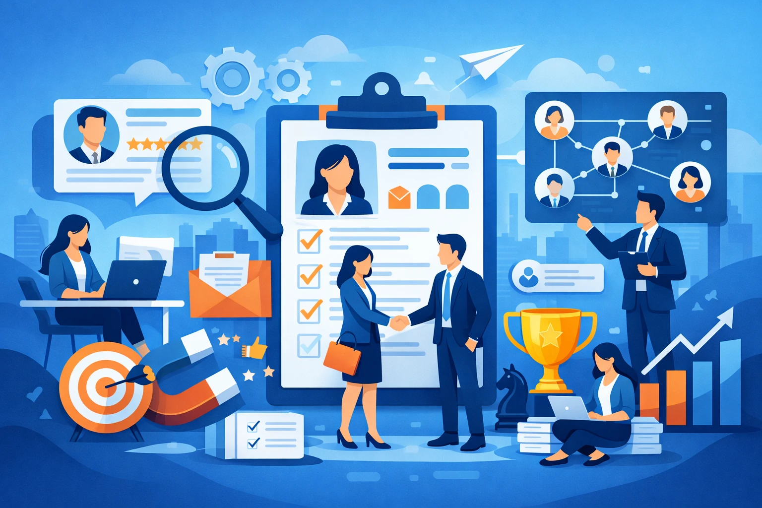 招聘与人才管理功能