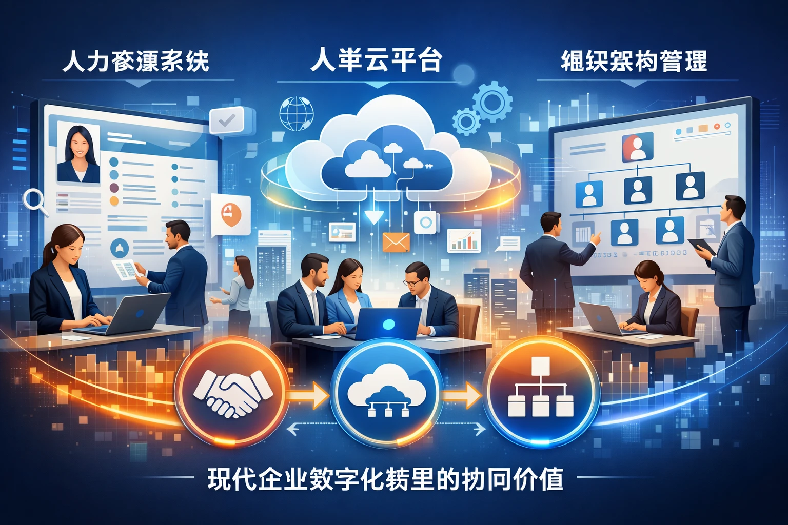 现代企业数字化转型：人力资源系统、人事云平台与组织架构管理系统的协同价值