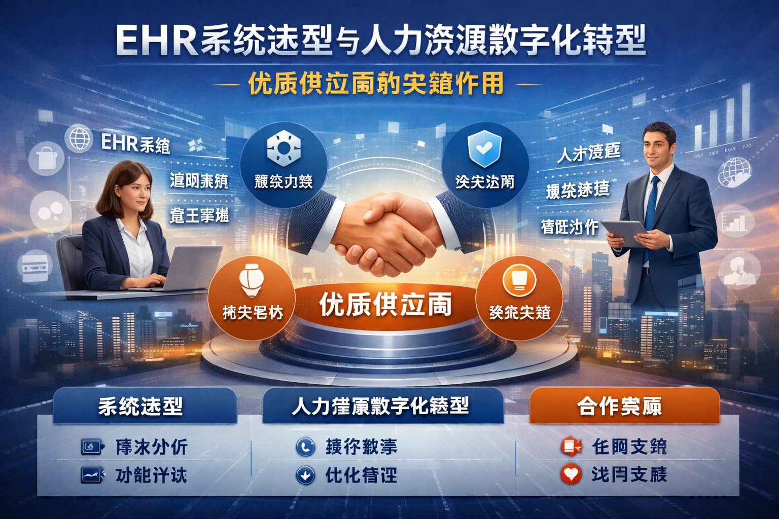 EHR系统选型与人力资源数字化转型：优质供应商的关键作用