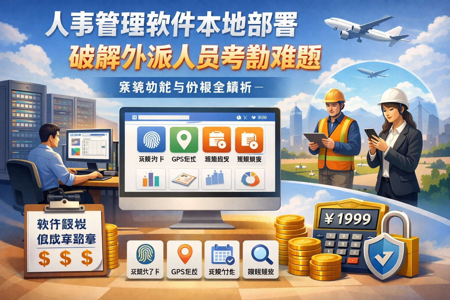人事管理软件本地部署破解外派人员考勤难题：系统功能与价格全解析