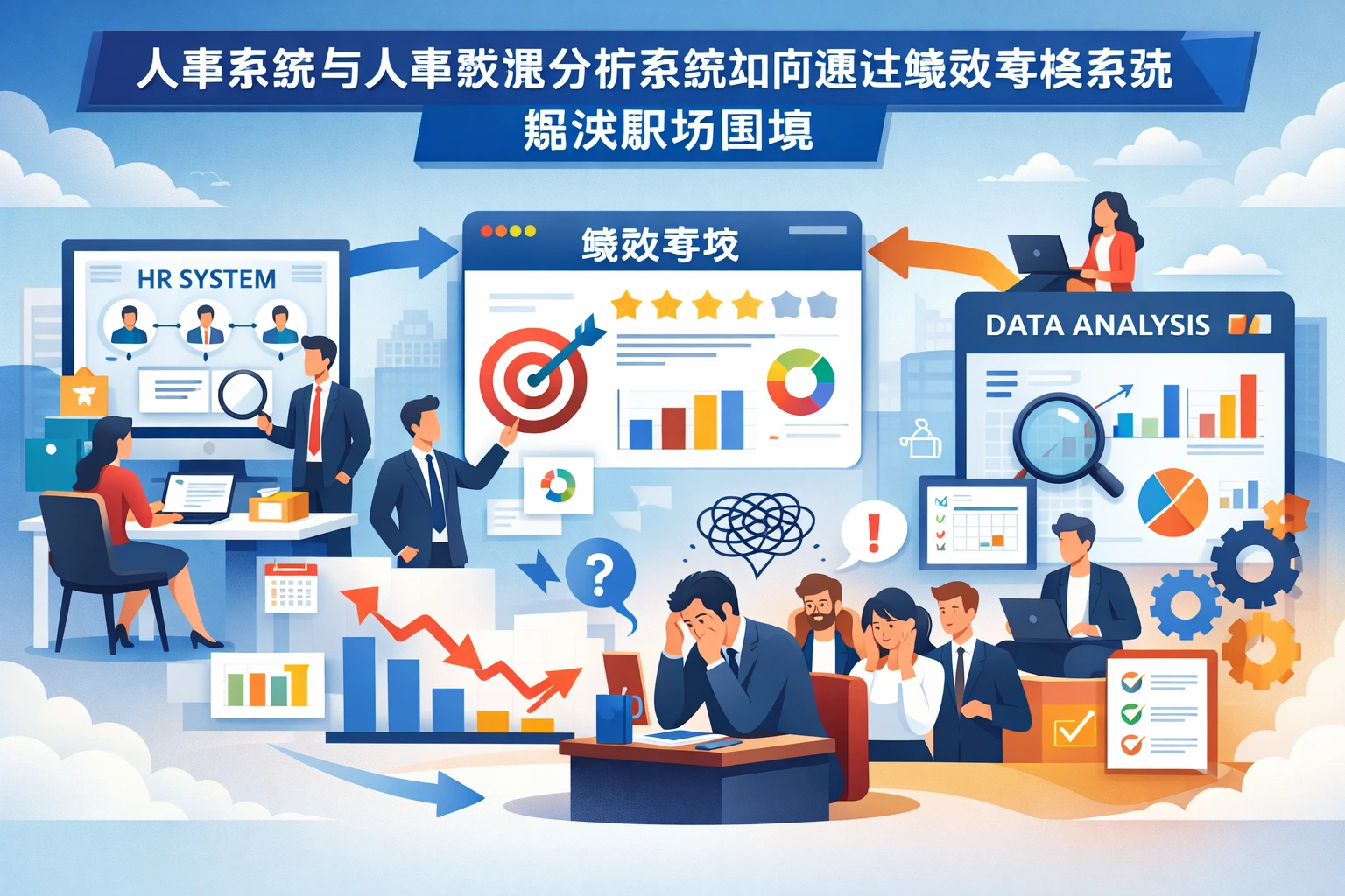 人事系统与人事数据分析系统如何通过绩效考核系统解决职场困境