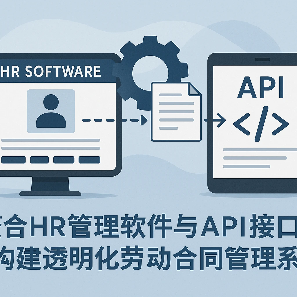 整合HR管理软件与API接口:构建透明化劳动合同管理系统