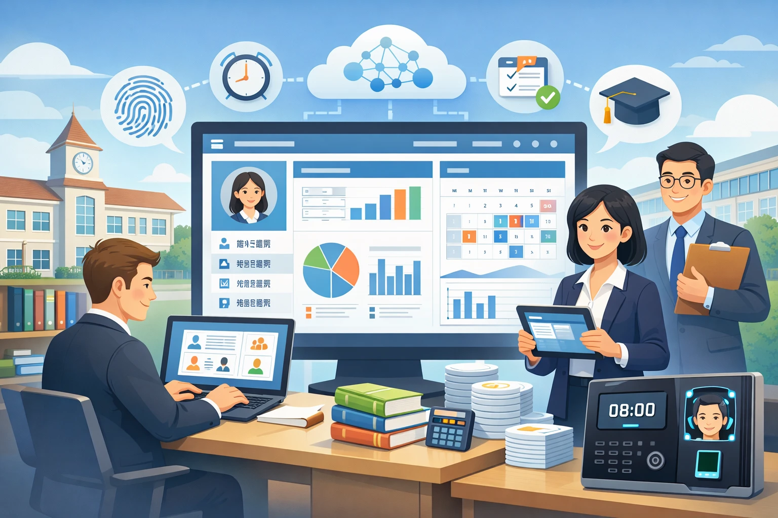 优化人力资源软件与考勤管理系统：学校人事管理系统的智能化升级