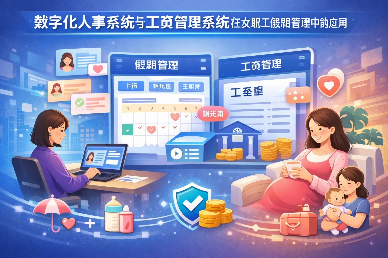 数字化人事系统与工资管理系统在女职工假期管理中的应用